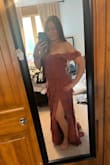 I ordered this dress in a small and a medium size. I am 34C, 140lbs, 5'3 and the small fits me snug in all the right places, and the dusty rose color is just the right color I needed! The medium was slightly too big, although it was the size suggested by Lulus, so I would suggest ordering two sizes to make sure you get the one that fits best. The only problem I have with this dress is that, because I am shorter, the straps are too loose and the dress is too long, which I knew I would most likely need alterations done. I will be wearing this as a bridesmaid, and I can't wait to show this beautiful dress off!! - Briana P.