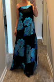 Fits exactly as expected. A little long, but was fine with heels. Fabric is very good quality! - Logan P.