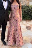 Loved the way this dress looked on and received a lot of compliments. Unfortunately, giving it the rating it has as the zipper wasn't great and ended up splitting at the wedding. Very unfortunate, and it appears to be due to a cheap zipper. Had to Uber back to my hotel to change. - Ashley P.