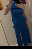 The dress fit super well, the fabric felt good quality and even showed up with minimal wrinkling. Wearing to a rehearsal dinner for a wedding! - Cat K.