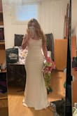 I am a baby, budget, bride. I am young, and I couldn't afford anything from the shops around me. I spent weeks searching for a dress within budget. I am also LDS and was looking for something modest (no luck) UNTIL I found Lulus! How is my dress $175 with shipping and taxes!!? I thought for sure it must be lacking in quality, but NOT AT ALL! It exceeded my expectations. I'm in love! Oh, also, shipping was SO FAST! I highly recommend this shop and this dress specifically. It came with a dust bag and everything. The only quarrel I might have is in the bust area; it doesn't drape on me the way I thought, and the fabric isn't fully connected. So I might have to get that sewn, but I guess for that, it makes it more customizable if you want something more cheeky or more modest. - Makayla B.