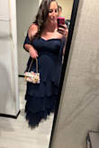 Listen, I am super picky about clothes because I have a mom bod now and truly hate how I look in everything. This dress is a miracle. It is incredibly beautiful and made me feel SO good, I got so many compliments on it! It hid my stomach the way I needed it to, and it just moves beautifully because the material is such nice quality. I almost didn't want to post this review because I want to gatekeep this amazing dress! I definitely plan on buying it in more colors, so Lulu's, please keep stocking it! - Angela M.