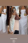 I ordered a XS as they were sold out in my normal size S (I am usually between XS and S). The corset was wayyy small, even for being a flat chested gal but the skirt fit fine. I'm not sure who this would fit, but it did not fit me like as the back had a larger gap than I would have liked. I wore it anyway, but be warned, the sizing is odd, like other reviews state. - Jess C.