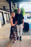 This dress was perfect for a wedding in the summer Texas heat. Classy but not to stifling when the weather was so hot. Pictures don't do it justice. Not for large chested girlies as it is snug on the upper chest but showcases athletic builds perfectly. - Courtney A.