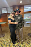 I got this dress for my husband's ball. It was simple, perfect all around. It was extremely comfortable and lightweight! I wore a pair of heels with it as well! - Carly M.
