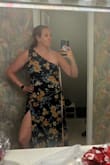 I am typically a large, but needed an extra large for this dress. And the zipper did break- but Lulus was amazing and sent me another one!!!! 
This dress is so flattering. It fits tightly where it matters and falls gently by not clinging to the waist or hips. I just love it so much! - Laura F.