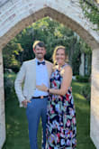 I am normally a large and needed an extra large for this dress. 
But it was the perfect dress for a wedding and reception. It was flattering, and I didn't have to worry about keeping my chest covered up or gut sucked in. It was perfect for dancing and moving all night long! - Laura F.