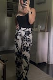 Very comfortable pants, loose fitting through the legs. Love them!! So cute and stylish, throw on with sandals or heels to dress them up. - Karin R.