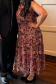 I absolutely love the way this dress fits. I am newly postpartum and was looking for something flattering, and this was it! It is modest and beautiful. I am on the short side, so the midi length fit like a maxi dress for me, which was perfect for the formal wedding I went to. - Megan J.
