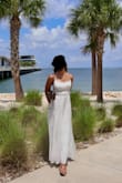 I bought this for a trip to Florida, and it was perfect for the hot weather. It fits well, and the material is light. It's also not see-through. - Eden L.