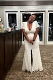 Apparently I'm obsessed with lace and I did not know it. This dress was the perfect length and style for my reception. - Ashlee G.