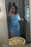 I'm 4 months PPM and this dress made me feel sexy again. I've never had a tummy like I do ppm and it's not my favorite, but this dress makes it look like an intentional accessory. Would recommend. The skirt is a little high and it definitely runs tighter compared to other Lulus dresses. I got everything in XL and this one I could barely get on. - Kathryn L.