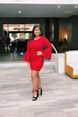 I wore this dress for a pageant orientation and workshop and it was amazing! I received so many compliments and I wore it for a long period of time and I was still comfortable!! Fits true to size. I usually wear a large or extra large in lulu.com clothing and this was perfect. 10/10 would purchase again! - Sam H.