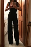 This was my first foray into pantsuits, and I'm in love. It's so incredibly comfortable, like wearing PJ's. I am 5'6" and the pants were pretty long with my 4 inch heels, so I will have to hem them. But my god, just get it. It's a sexy powersuit! Thank you LULUSSSS - Darrin N.