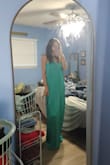 Good fit, but I couldn't get myself to love the color in person. Everything else about the dress was decent, though. The style of the dress is super cute. I'm between xs/s (size 2) and glad I got the xs bc it's strapless and I'm not super busty - it fits perfectly! - Natalee B.