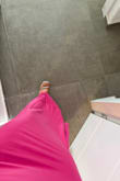 Fabric is thick and nice!!!! It's thick and kinda shiny and extremely flattering!! - Michal A.