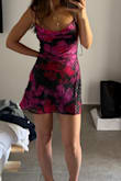 Not sure I agree with the customer who said it runs large. I took a small even though I'm xs-s. And it's too big for me in the chest and waist. You can see in on of the pics I am holding the fabric behind.
I do think it tends to be short (but has adjustable straps). - Michal A.