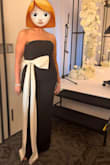 Loved this dress! The black-and-white design is classic and elegant, and the oversized bow makes it feel unique and fun. It was comfortable, flattering, and perfect for a formal event. One thing to know: the bow sash is very long, beautiful, and dramatic, but you definitely need to watch where you're walking because it's almost a tripping hazard at times. Still, it adds so much to the overall look that it's worth the extra attention. Got lots of compliments and would absolutely wear it again! - Trishna H.