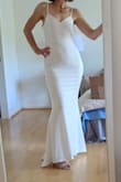 I thought this dress was gorgeous! It fit perfectly. However, my body is pear shaped and I did not find it flattering. - Jess K.