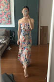 I love the floral pattern, and the silhouette is perfect too. But something about the cut just doesn't work. The back ruching bunches up on my body, and the dress keeps slipping, even though the size is just right. I could barely take a picture without it sliding down, just imagine trying to dance at the wedding reception! I have had better luck with other strapless styles. - Josie X.