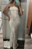 The dress is beautiful, I'm wearing to my wedding ceremony! Makes me look like a mermaid, love it - Jane M.