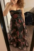 This dress is lovely and seemed perfect for a BTO wedding. I wound up going with a different dress simply because I decided I wanted a more form-fitting look. It definitely would have needed to be hemmed and steamed. It also had a bit of static cling happening, not sure if a steam would've helped. - Stephanie C.
