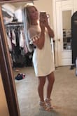 the dress is perfect!! A little tight on the arms but not bad!! So cute - Peeper W.