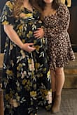 I have worn this dress to countless baby and bridal showers since I've bought it. It's very flattering, even on my larger bust. The sleeves add a cute touch to it, and I think the length is perfect for me as someone who has a shorter torso. - Tessa S.