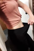 I was surprised by how stretchy these jeans are. I'm normally a 5 but it's so hard to get a perfect fit without trying things on. They fit but not like I wanted so I'll just get them hemmed tighter to my waist. The ankles are not a tight fit for what should be skinny jeans so I'll want to hem those in and take off a bit of length. I do love the style of these jeans tho but I should have ordered a size 3! - Lacey D.