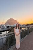 This dress fits super comfy! It's the perfect length. Great quality, however, it does snag super easily. The material is super comfy, very light. The perfect dress for a family beach photoshoot! - Bethany W.