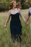 One of my favorite dresses I've purchased in a long time. The fit is so cute! And the little bit of sparkle in the fabric is beautiful! I get lots of compliments - Kara H.