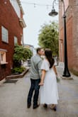 I think this dress was the perfect courthouse wedding dress. I did have the length altered to show off my shoes & the bust pinned up about an inch for less cleavage!! The quality is nice and the back is stunning! 10/10 recommend. :) - Alyssa W.
