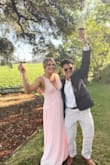 Beautiful bridesmaid dress! I'm 5'11 and wore this for my sister's wedding! It's a very flattering fit! My only complaint is that the straps are a little long. I loved the pink color and length and cut of the dress. I also bought it in yellow! - Sarah A.