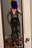 I love this dress and chose it to wear as a wedding guest in July. I did have the shoulders taken in slightly and a small hem. Not completely necessary with 4" heels but I liked it better a tad shorter. The design is comfortable and a little different which I love. - Aubrey