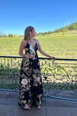Wore this dress to an outdoor wedding. Very comfortable. The dress was a little short for me. I am 5'8 so I had to wear a lower height hill. Other than that, this was a great fit, elegant, and very comfortable. - Catalina N.