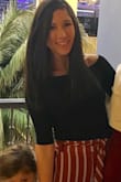 This shirt is a tight material and form fitting but flattering. Can dress it up or down. - Amanda I.