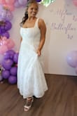This was my bridal shower dress, and it was perfect. Received so many compliments. I felt comfortable and beautiful in this dress. - Alyson S.