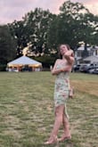I wore this dress to an outdoor wedding this weekend and am obsessed with it. It fit like a glove and stayed comfortably in place for dancing and celebrating. I got lots of compliments and hope for a chance to wear it again! - Hillary M.