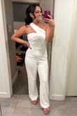 I wore this for my bachelorette trip and it was so cute! I didn't want to take it off. I'm 5'4 and 130lb, and it fit perfectly. - Klarisa F.