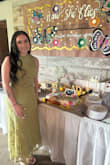 It fit perfectly and went well with her graduation theme! - Cassie G.