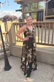 Wore this dress as a wedding guest and absolutely loved it. I got so many compliments. Seemed to fit true to size. I was able to tighten the straps to fit my bust. - Julia L.