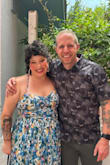 I bought this for a garden party themed wedding and it was perfect. I received so many compliments and it was such a perfect dress. Not too heavy, and easy to lace up the back. I just wish the string/straps were a little thicker because at the end of the night they were rubbing a bit on my shoulders. Overall, I highly recommend. - Ashley B.