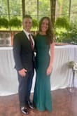 I was looking for something simple but elegant. This dress was perfect. A little snug around the hips but not enough to go up in size. I'm 5'8 and 135lbs. I purchased a size medium. - Courtney S.