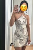 Absolutely loved the fit! It was a little loose on the chest area (I've got itty bitties), but after putting on a strapless bra, it was just fine! - Denise N.