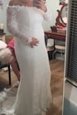I loved this dress because the material is almost stretchy. I'm 174 lbs and about  5'6/5'7, and she fits like a glove. A little tighter around the bust area, but I can squeeze through. Solid 9/10 - Alexandra F.