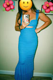 Love this dress, it's beautiful color and fit. So flattering and sexy. - Erika G.