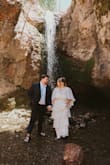 Honestly, I loved this dress!! I think the dress fits perfectly everywhere except for the chest area. It's definitely not made for larger chests, but we made it work by adding a shawl over the top! It was so comfy, and photographed so beautifully! - Kaitlynn H.