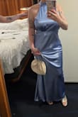 I loved this dress immediately but I noticed when unpacking that the fabric had little pulls in it, it catches on everything and creates loops like velcro. I walked through a crowd at a wedding and someone splashed a tiny bit of oil on me and it turned into a 2" stain. I was so embarrassed. The bottom of the dress picked up debris from the ground like grass and dragged it around. - Alyssa L.