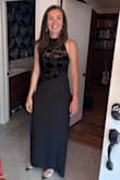 This dress fit exactly how I imagined! Material is light and flowy. Very comfortable. Classy and professional, it was perfect for my work event! I am tall and the length was perfect even with heels. - Ilinca L.