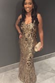 Wore this dress to the mayor's ball & got complimented all night! The dress is heavy & high quality! - Stephanie